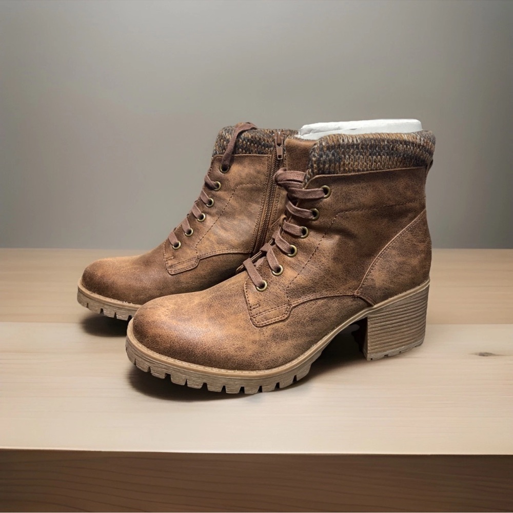 b-52 by bullboxer lace-up ankle boots Size 10 Brown